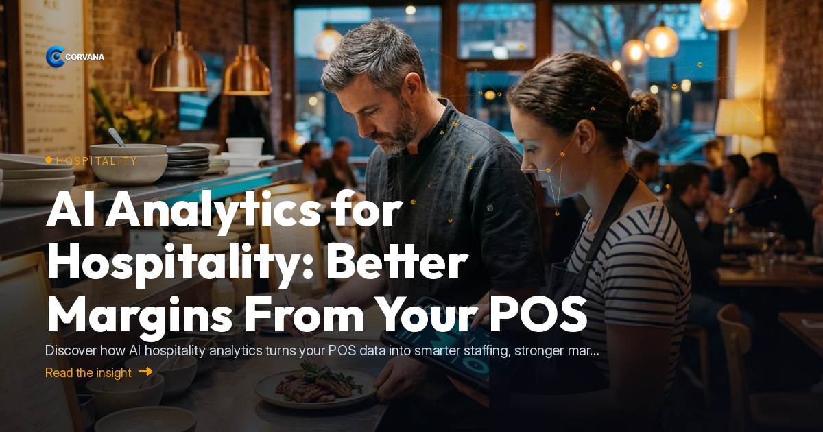 AI Analytics for Hospitality: Better Margins From Your POS