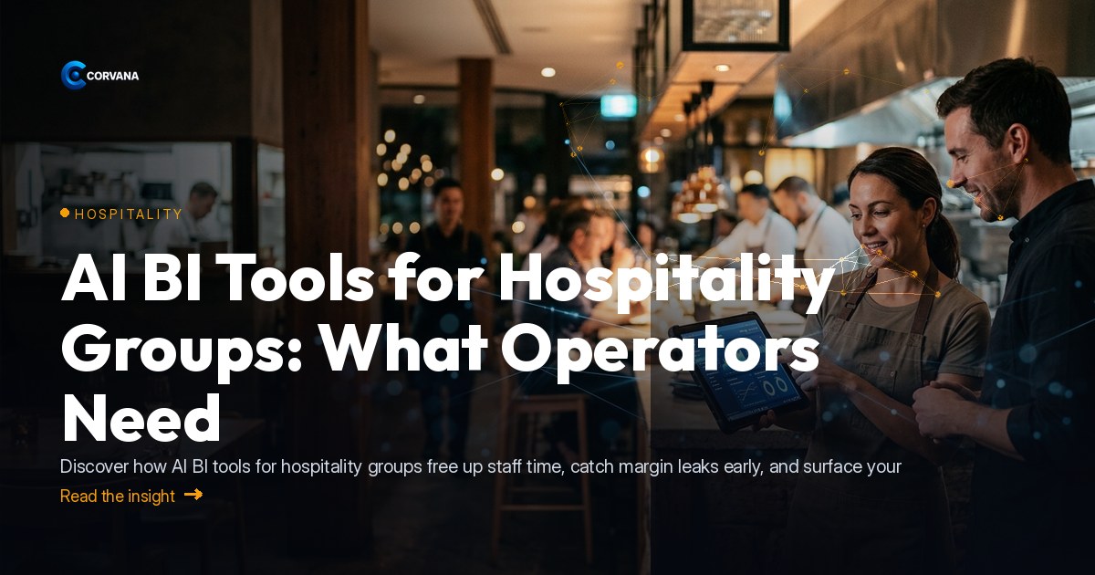 AI BI Tools for Hospitality Groups: What Operators Need