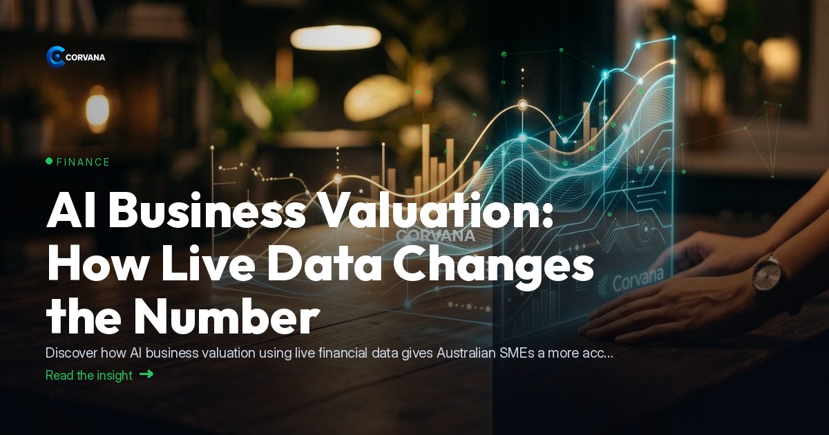 AI Business Valuation: How Live Data Changes the Number