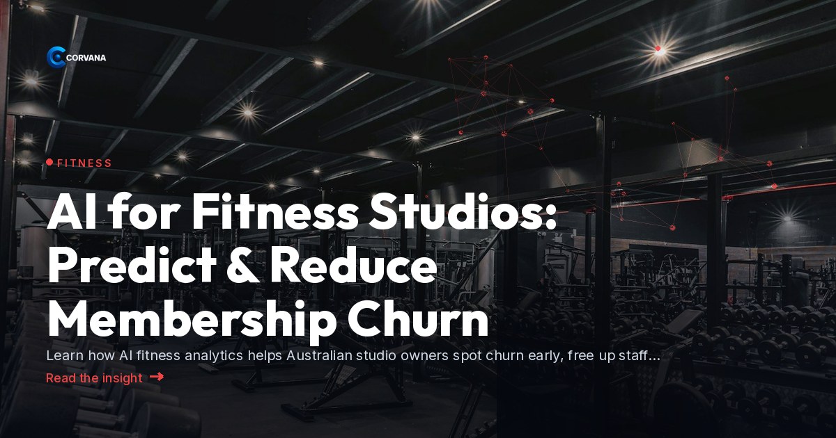 AI for Fitness Studios: Predict & Reduce Member Churn