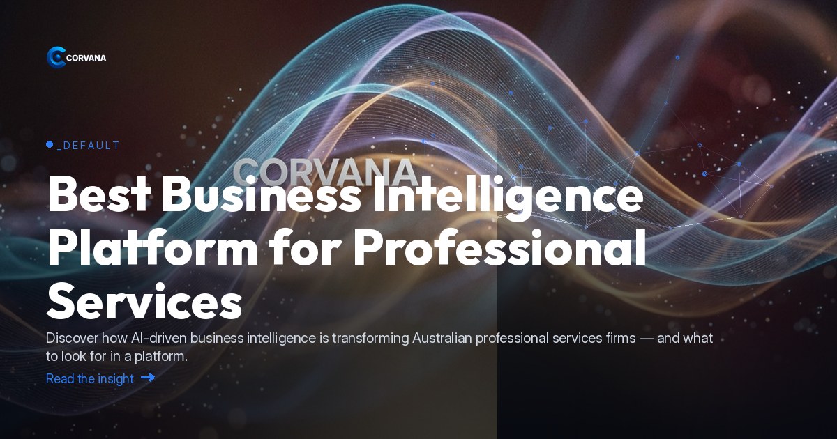 Best Business Intelligence Platform for Professional Services