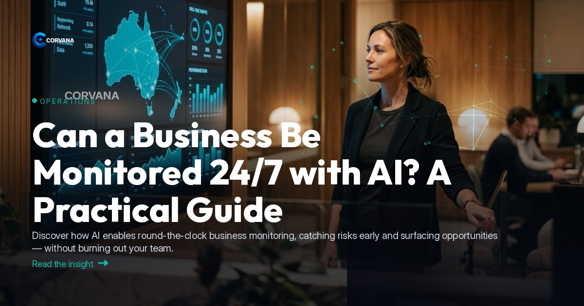 Can a Business Be Monitored 24/7 with AI? A Practical Guide