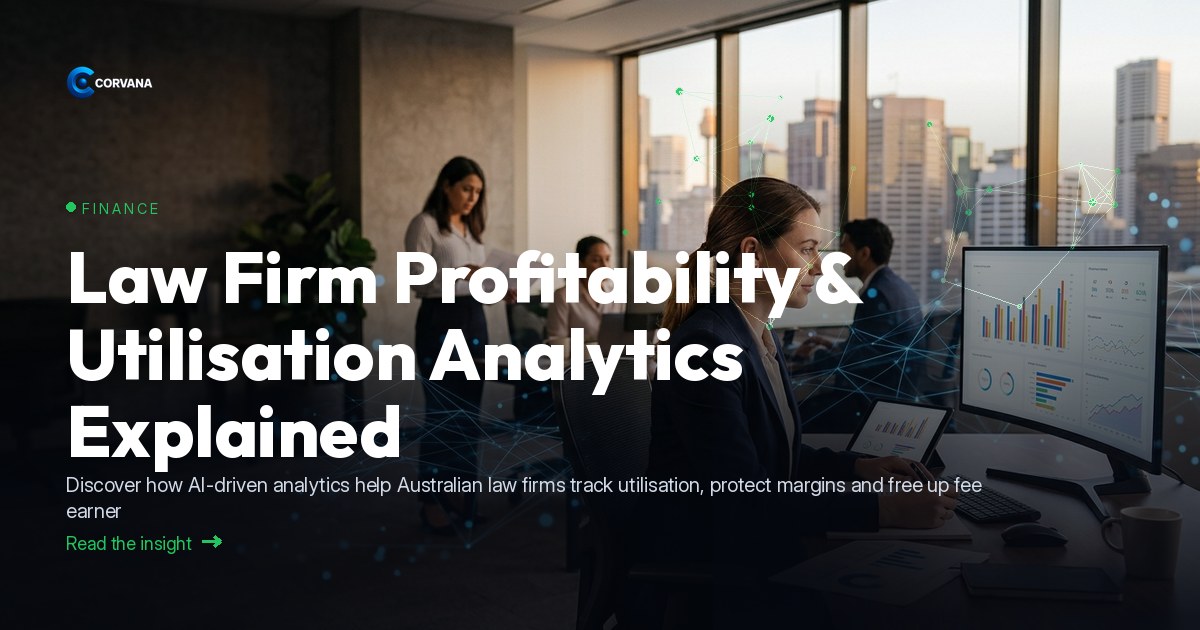 Law Firm Profitability & Utilisation Analytics Explained