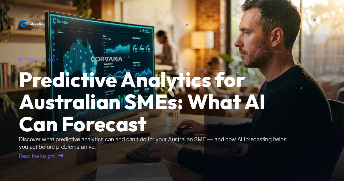 Predictive Analytics for Australian SMEs: What AI Can Forecast