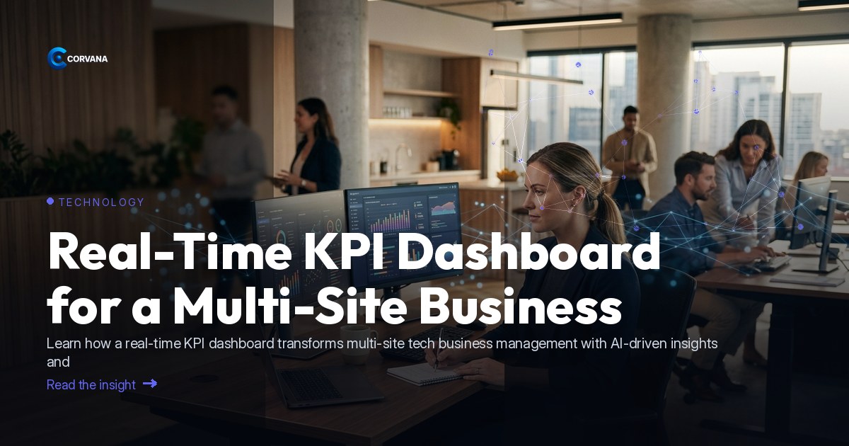 Real-Time KPI Dashboard for a Multi-Site Business