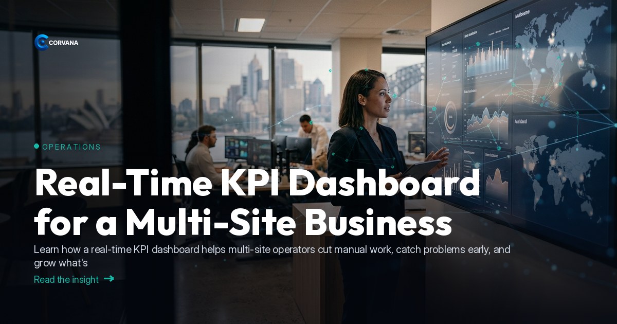 Real-Time KPI Dashboard for a Multi-Site Business