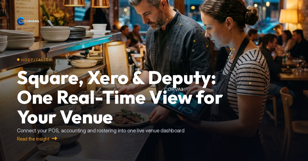 Square, Xero & Deputy: One Real-Time View for Your Venue