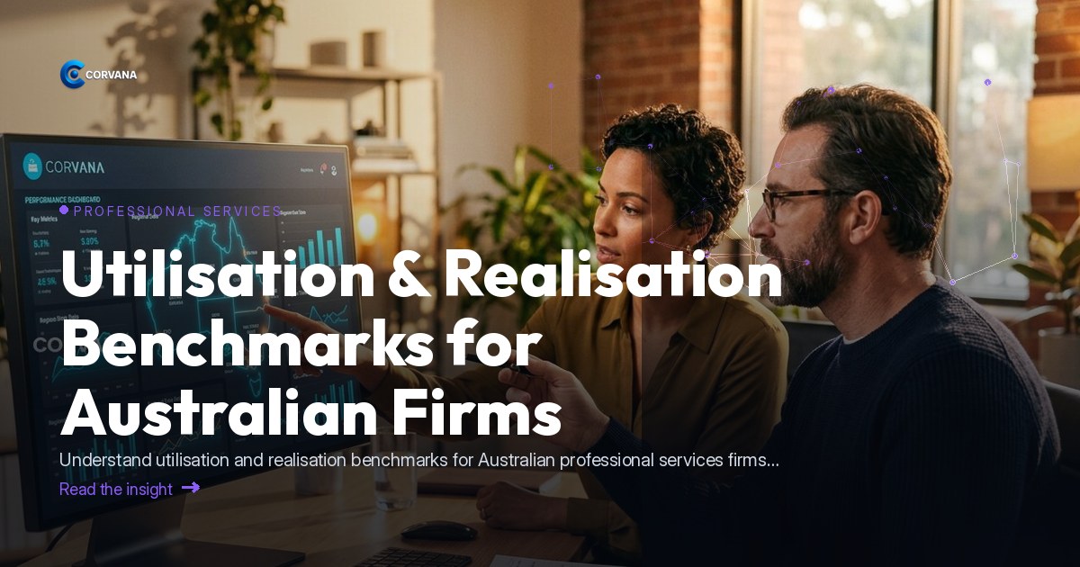 Utilisation & Realisation Benchmarks for Australian Firms